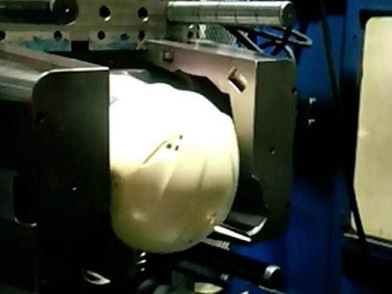 Helmet mold test video