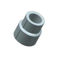 Injection molded plastic parts straight type reducing water pipe