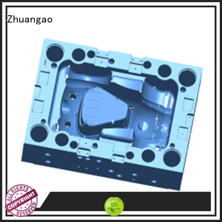 Zhuangao quality cnc machine plastic mold plastic shop