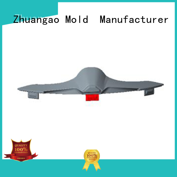 Zhuangao pvc custom molded plastic parts manufacturer for market