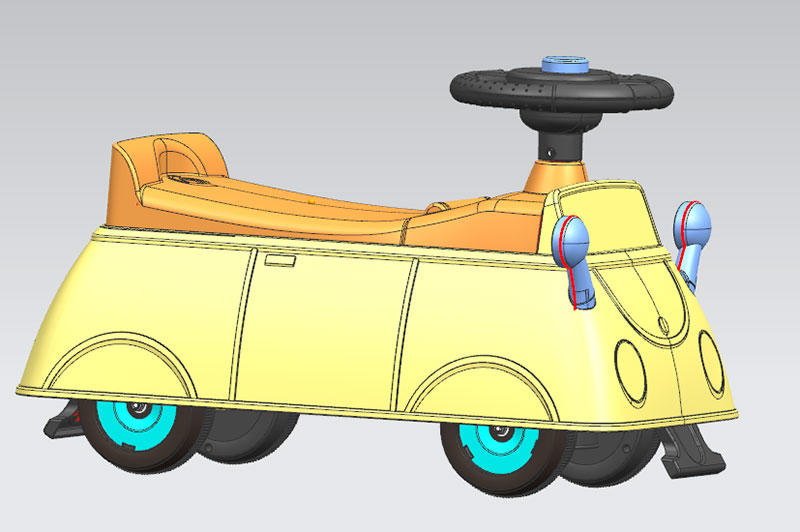 quality prototype injection molding hippo from China for toy car-2